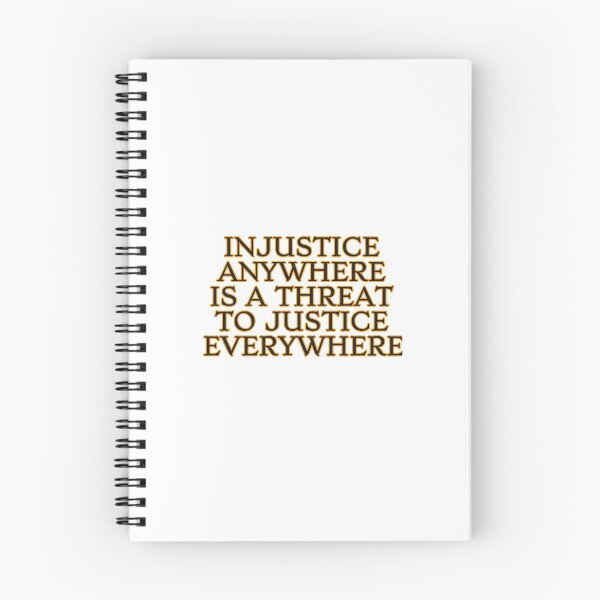 Item preview, Injustice Anywhere Is A Threat To Justice Everywhere - social justice quotes designed and sold by Inspirationmotivation.