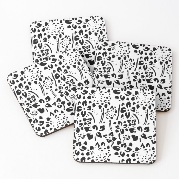 Item preview, Aubrey's Flowers in Black designed and sold by Yellow Book Designs.