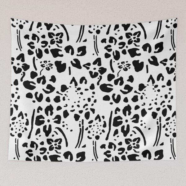Item preview, Aubrey's Flowers in Black designed and sold by Yellow Book Designs.
