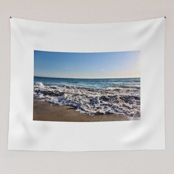 Item preview, beach ocean waves scenery photograhy nature designed and sold by charmingthreads.