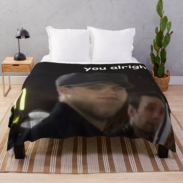 Neil from one D meme Throw Blanket