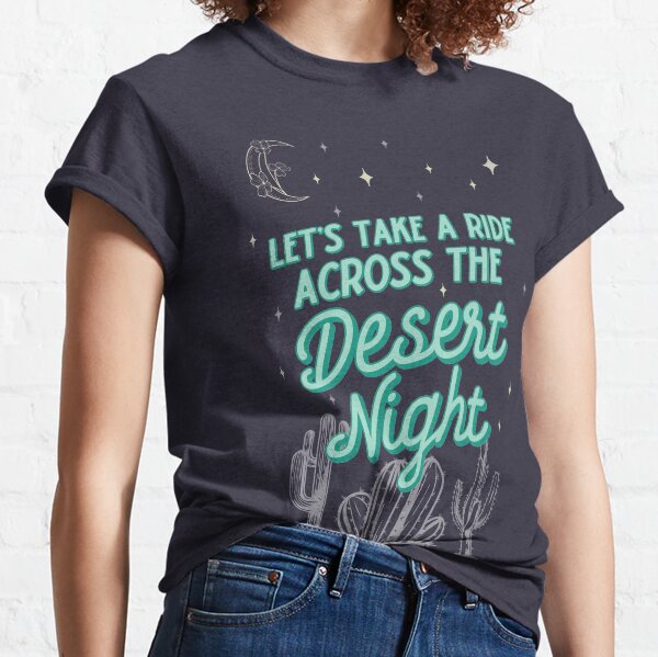 Rufus Du Sol, Desert Night Typography Art Classic T-Shirt