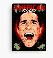 American Psycho Untouched Canvas Print