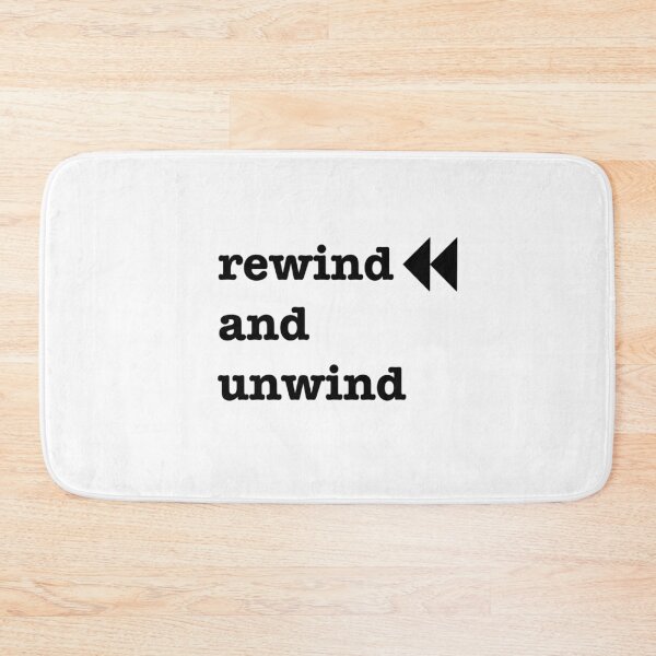 Item preview, Rewind and Unwind (Black) designed and sold by foriox.