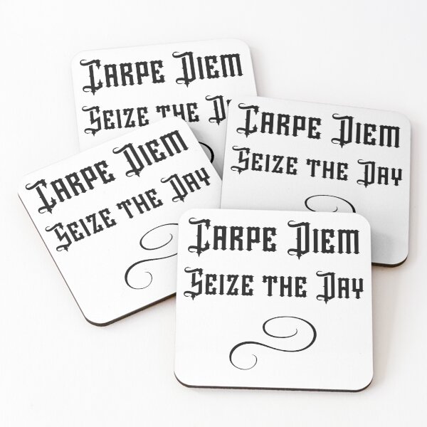 Aperçu de l'œuvre Carpe Diem Seize The Day Citation latine inspirante créée et vendue par giftsbyminuet.