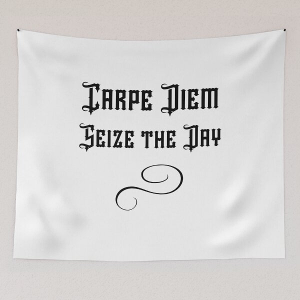 Aperçu de l'œuvre Carpe Diem Seize The Day Citation latine inspirante créée et vendue par giftsbyminuet.