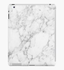 White Marble Print iPad Case/Skin