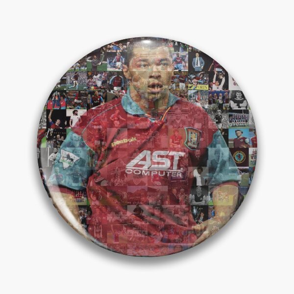 Item preview, aston villa football club legends prints posters paul mcgrath mosaic designed and sold by madein1874.