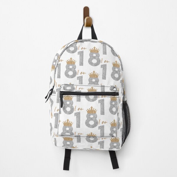 Item preview, I am eighteen eighteenth birthday gift 18 girl birthday designed and sold by SANA MAMOUN ALAJJAN .