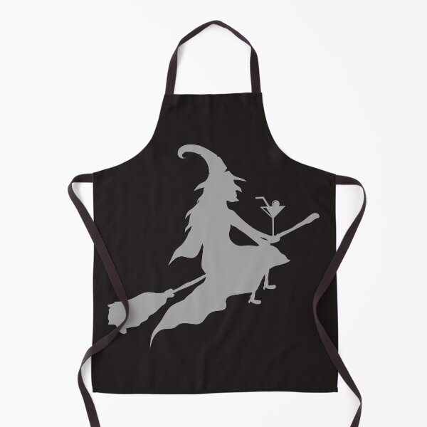 Item preview, Funny Halloween Witch on Broom with Martini designed and sold by FazCreations.