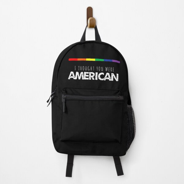 Item preview, “I Thought You Were American” Gay Pride designed and sold by MillerDesigns.