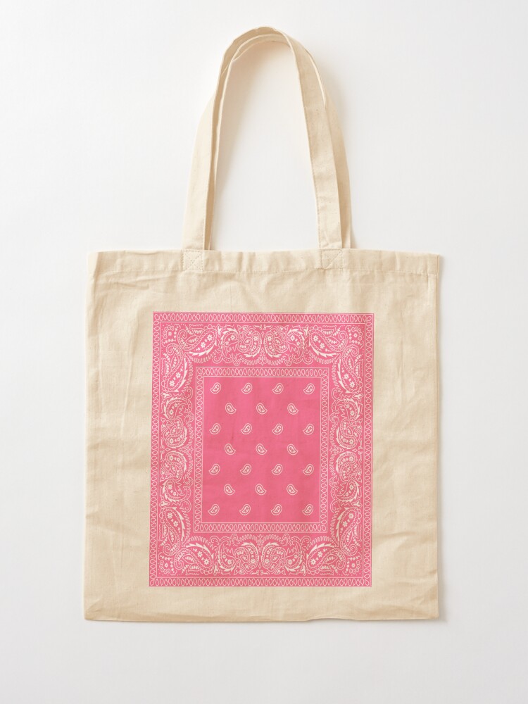 Bandana - Pink - Traditional  Tote Bag for Sale by rosemaryalbo
