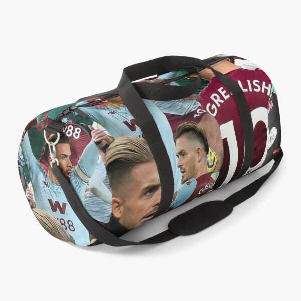 Item preview, aston villa football club legends prints posters squad jack grealish collage designed and sold by madein1874.