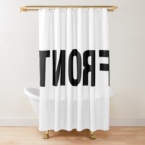 The Invention Of The Word Boob Shower Curtain