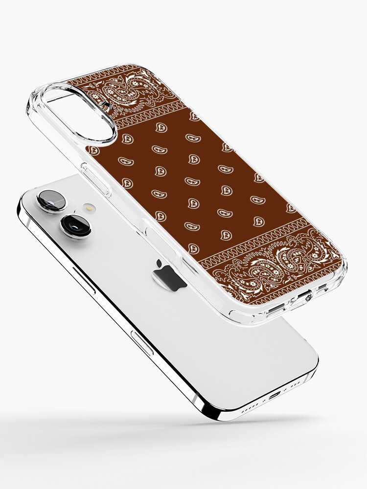 Bandana Classic Brown Traditional iPhone Case for Sale by