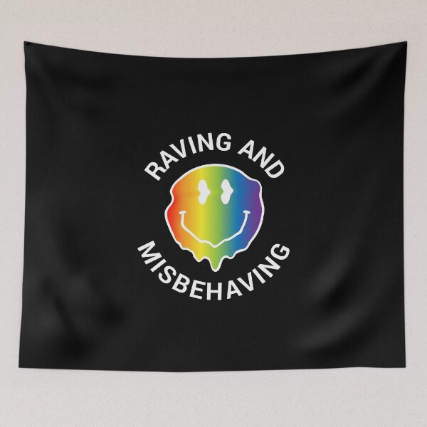 Item preview, raving and misbehaving designed and sold by nicole thorne.