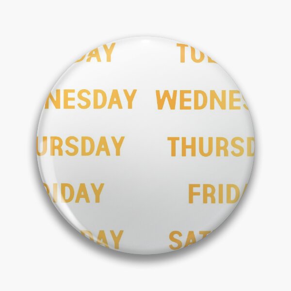 Item preview, days of the week yellow  designed and sold by Aricyr.