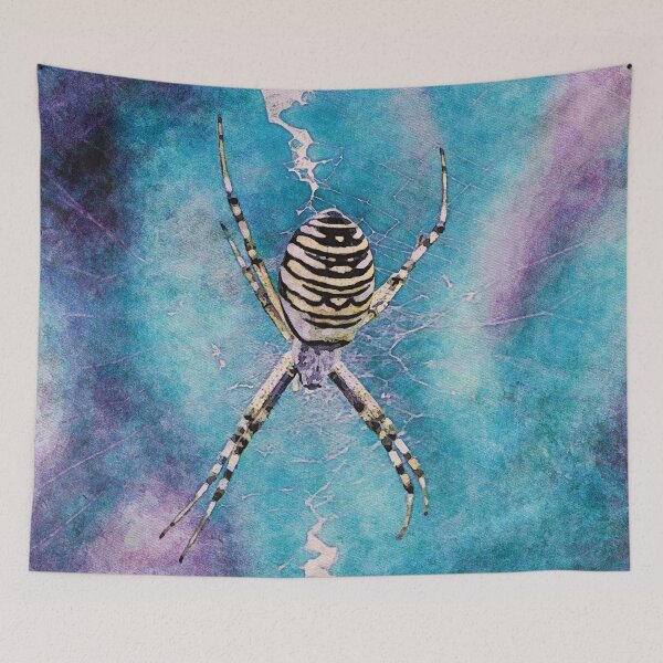 Item preview, Abstract Acrobatic Wasp Spider Watercolor Painting designed and sold by DebiPhillips.