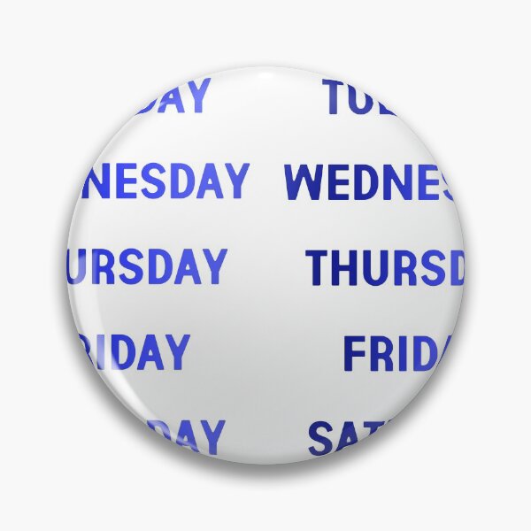 Item preview, days of the week blue  designed and sold by Aricyr.