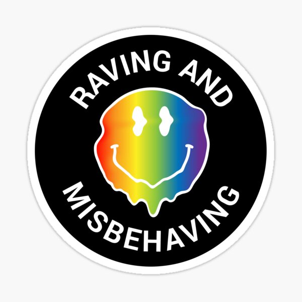 Item preview, raving and misbehaving designed and sold by nicole thorne.