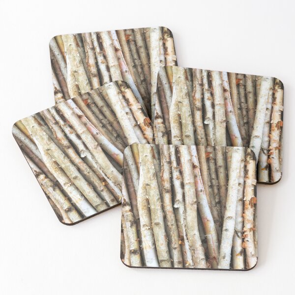Item preview, Upright group of Colorful Birch logs designed and sold by NearScapes.