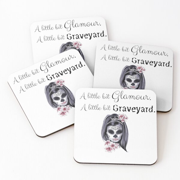 Item preview, Little Bit Glamour. Little Bit Graveyard. designed and sold by TeePartyHost.