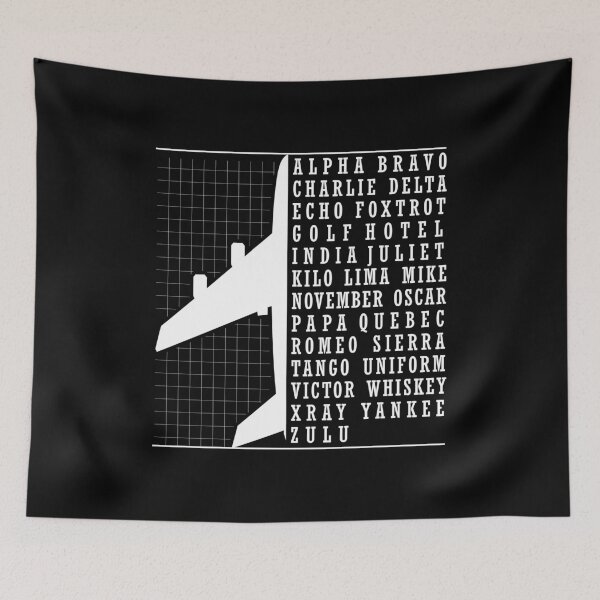 Item preview, Phonetic Alphabet Airplane Pilot Flying Aviation designed and sold by perfectpresents.