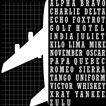 Airplane Pilot Air Traffic Controller Phonetic Alphabet, 57% OFF