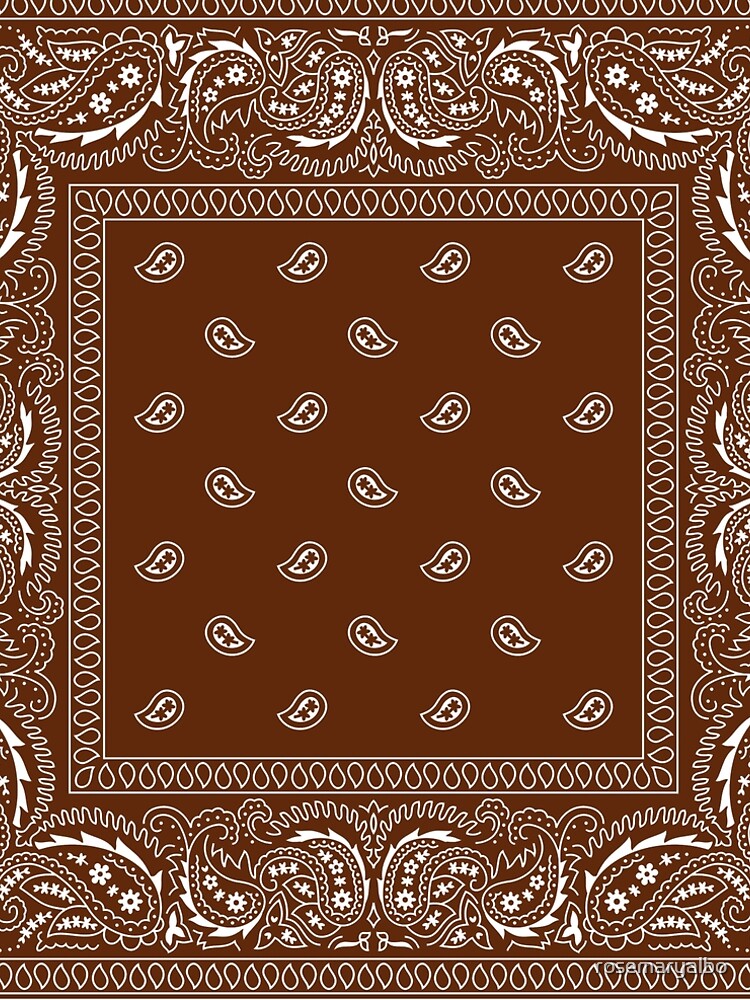 Bandana - Classic Brown - Traditional " A-Line Dress for Sale by  rosemaryalbo | Redbubble