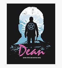 I Hunt, Therefore I Am (Dean - Supernatural & Drive) Photographic Print