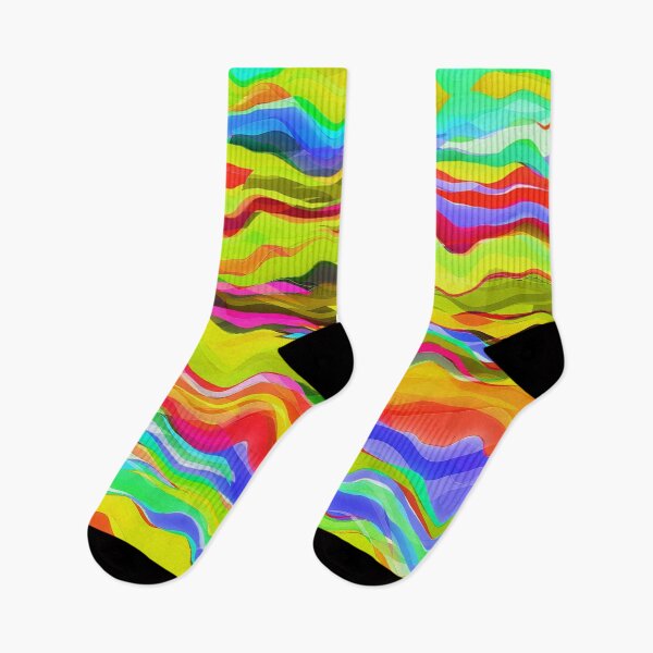 Item preview, Abstract waves colorful designed and sold by oxoxoxo.