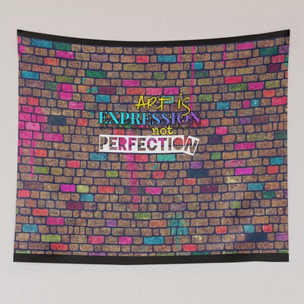 Item preview, Art is Expression not Perfection  designed and sold by JedethDT.