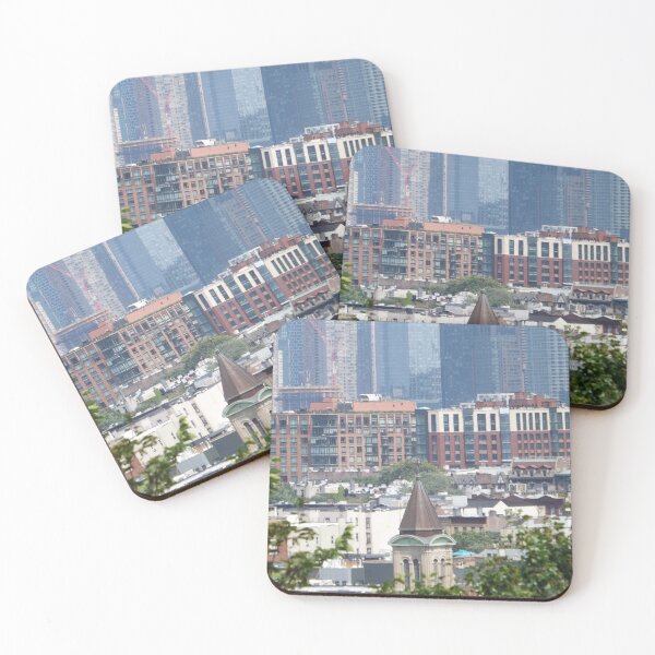 Item preview, Aerial View, Manhattan Skyline, Hoboken, New York City designed and sold by lenspiro.