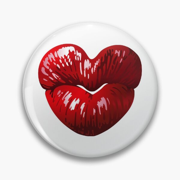 Artikelvorschau, Herzförmige Lippen entworfen und verkauft von imagewriter.