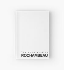 Cuaderno de tapa dura La palabra clave es Rochambeau