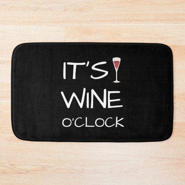 Item preview, It is wine o'clock funny wine tshirt designed and sold by ZachTheDesigner.