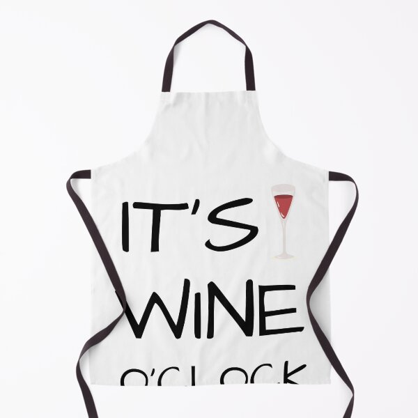 Item preview, It is wine o'clock funny wine tshirt designed and sold by ZachTheDesigner.