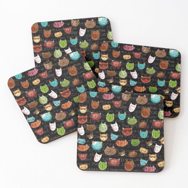 Item preview, Cool cats pattern  designed and sold by Sue Zipkin.