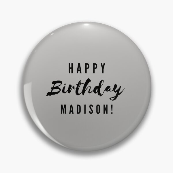 Item preview, Happy Birthday Madison! designed and sold by CreativeText.