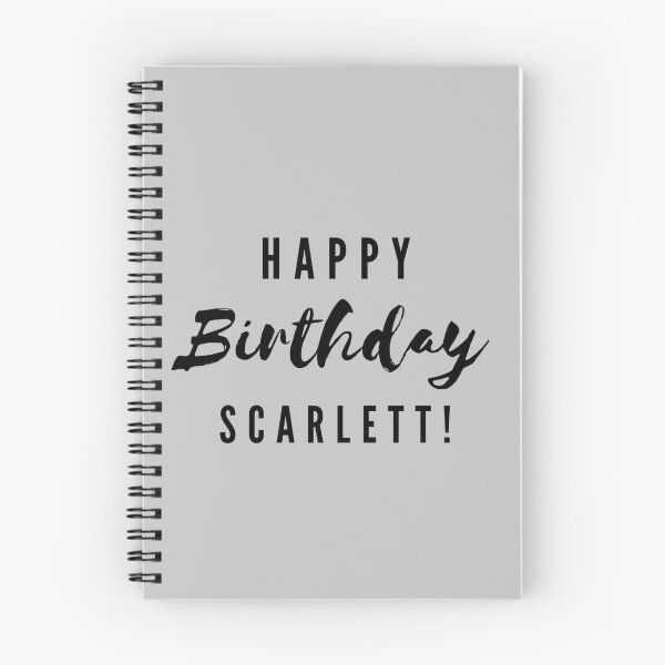Item preview, Happy Birthday Scarlett! designed and sold by CreativeText.