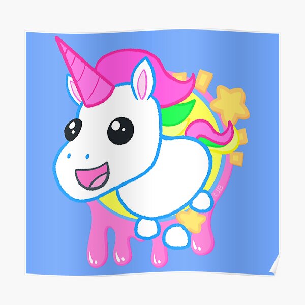 Karinaomg Posters Redbubble - roblox magical rainbow unicorn boat build a boat to treasure