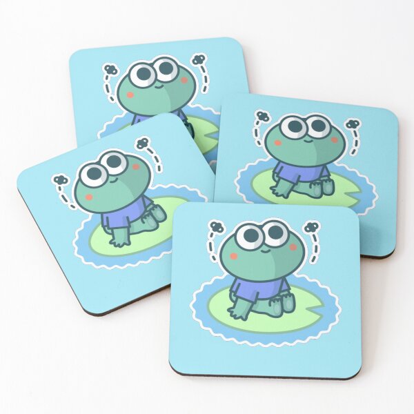 Item preview, Cute Frog on a Lily Pad Mask designed and sold by sillyaprons.