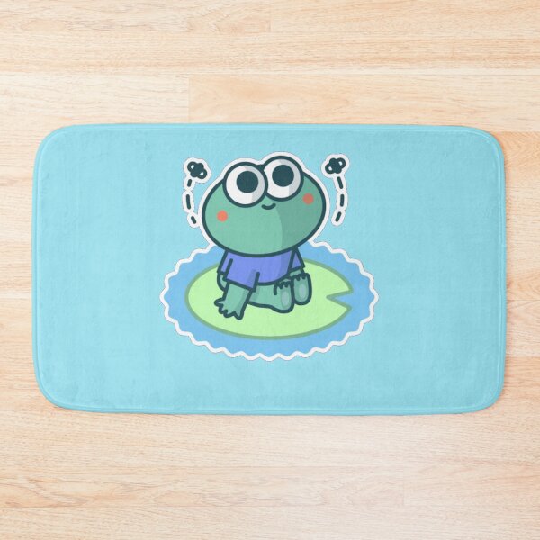 Item preview, Cute Frog on a Lily Pad Mask designed and sold by sillyaprons.