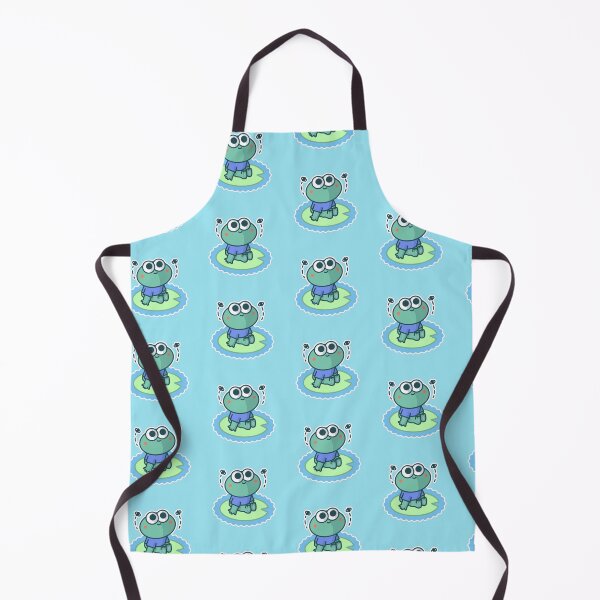 Item preview, Cute Frog on a Lily Pad Mask designed and sold by sillyaprons.
