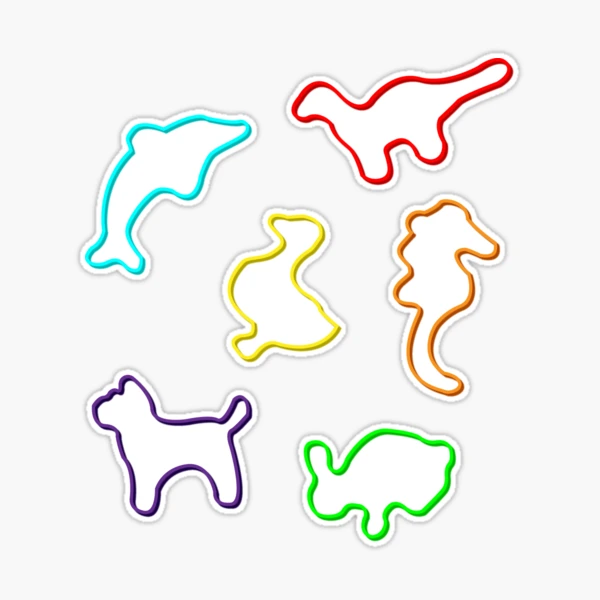 silly bandz Sticker for Sale by 2009fordfiesta