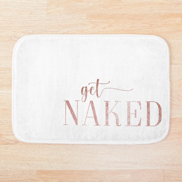 Get Naked - Rose Gold Bath Mat