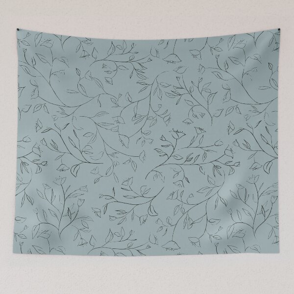 Item preview, Trailing Rosettes in Green designed and sold by Elizabeth Boverie.