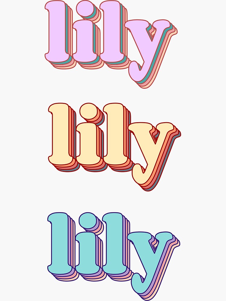 lily-word-art-sticker-for-sale-by-arexus-redbubble