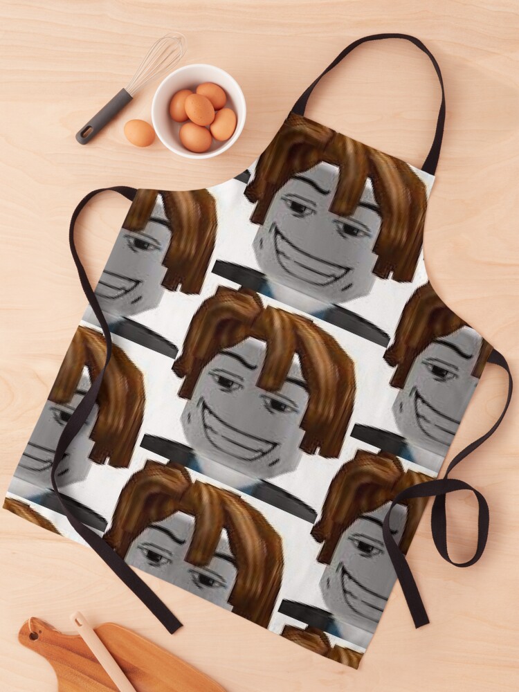 Bacon Hair Roblox Apron By Officalimelight Redbubble - roblox bacon hair girl drawing