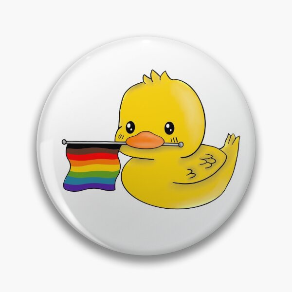Item preview, Pride duck of colour  designed and sold by RuthlesRuth.